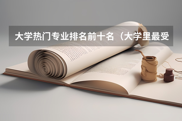 大学热门专业排名前十名（大学里最受欢迎10个设计类专业）