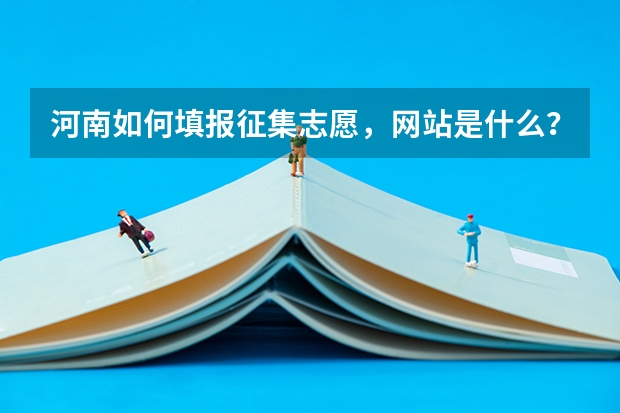河南如何填报征集志愿，网站是什么？