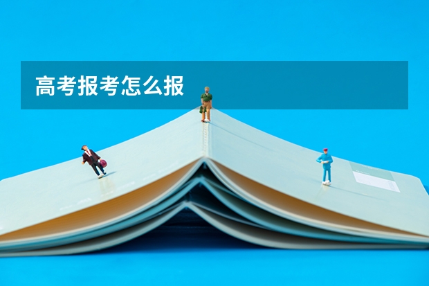 高考报考怎么报