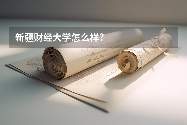 新疆财经大学怎么样?