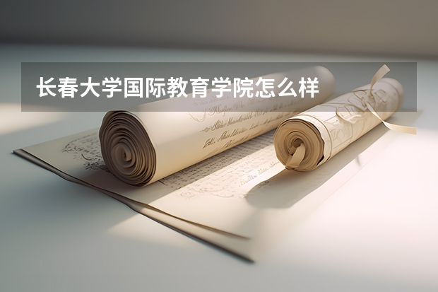 长春大学国际教育学院怎么样